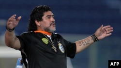 Argentinian soccer legend Diego Maradona has been jobless since being fired this summer as manager of the United Arab Emirates team Al-Wasl.