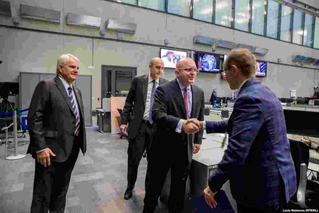 CZECH REPUBLIC – A visit of Acting U.S. Assistant Secretary of State for European and Eurasian Affairs Philip Reeker at RFE/RL on October 31, 2019, RFE/RL’s headquarters, Prague.