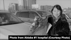 Врач Сания Мусиева, работавшая в городской больнице № 1 в Актобе.
