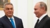 Прем’єр-міністр Угорщини Віктор Орбан (ліворуч) і президент Росії Володимир Путін, Москва, 18 вересня 2018 року