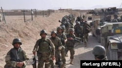 Afghan National Army in an antiterrorism offensive in Faryab province on August 1.