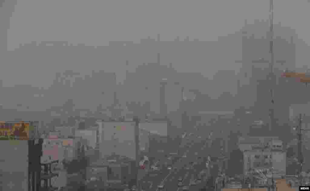 آلودگی هوای تهران.