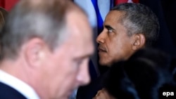 Владимир Путин и Барак Обама. Нью-Йорк, 28 сентября