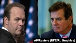 Рык Гейтс (зьлева) і Пол Манафорт