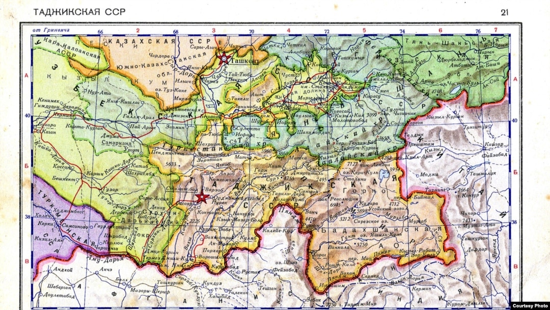 Векторная карта Таджикистана для GPS навигаторов Garmin