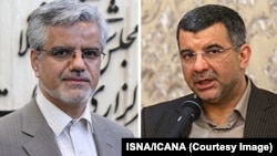 Iranian Deputy Health Minister Iraj Harirchi (right) and parliamentary deputy Mahmud Sadeghi (left) have revealed that they've been infected with the potentially deadly new coronavirus. 