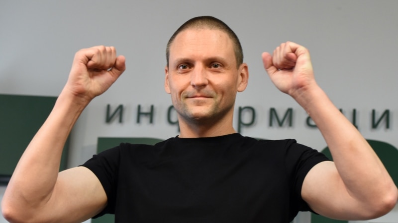 Российский активист Удальцов сделал заявления после выхода из тюрьмы 