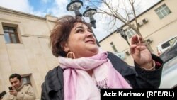 Jailed Azerbaijani journalist Khadija Ismayilova (file photo)