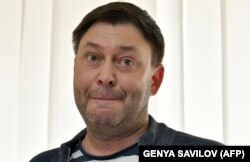 Kirill Vyshinsky, the head of RIA Novosti's branch in Ukraine, was detained in Kyiv on May 15. (file photo)