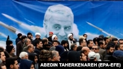 Антиамериканський протест у Тегерані після вбивства генерала Касема Солеймані, 4 січня 2020 року