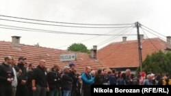 Протест против устоличувањето на владиката Јоаникиј во Будва, август 2021