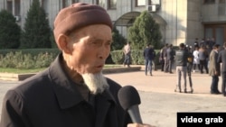 Этнический казах из Китая Насихат Адиулы. Алматы, 25 октября 2017 года.