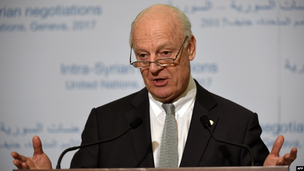 UN Syria envoy Staffan de Mistura