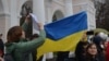 مسيرة من اجل السلام والوحدة في اوكرانيا