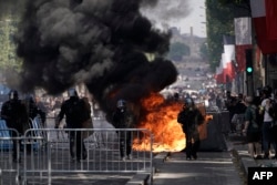 Протесты в Париже. 14 юля 2019 года
