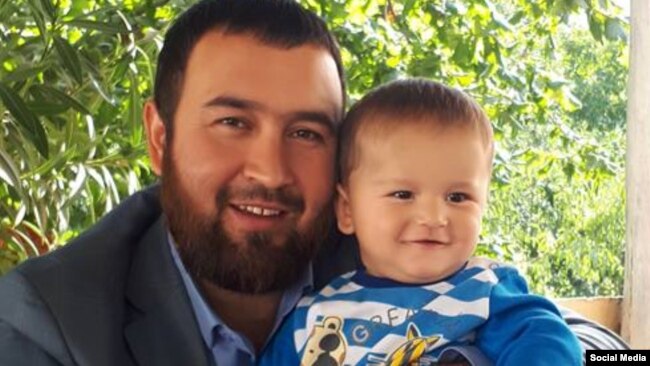 Джунайдулло Худоёров с сыном