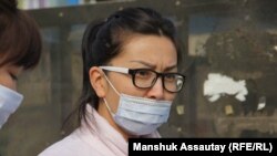 Жительница комплекса «Асыл Арман» Самал Хасенова. Алматы, 26 марта 2020 года.