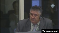 Svjedok Blagoje Kovačević u sudnici 18. listopada 2012.