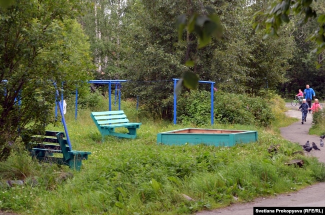 Детская площадка в Медвежьегорске