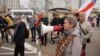 Перадвыбарчы пікет апазыцыйных кандыдатаў у Гомлі, 15 лістапада 2019 году