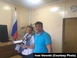 Вячеслав Егоров и его адвокат Мария Эйсмонт