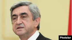 Armenian President Serzh Sarkisian