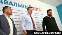 Сергей Бойко, Алексей Навальный и Леонид Волков