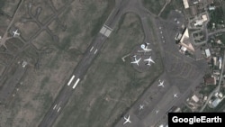 Armenia -- Google Map screenshot of the Erebuni Airport, Yerevan, 21Nov2013