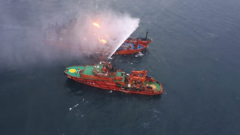 У берегов Крыма возобновили поиск моряков, пропавших зимой после пожара на танкерах – СМИ