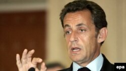 French President Nicolas Sarkozy