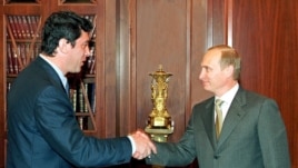 Boris Nemcov i Vladimir Putin, 2000.