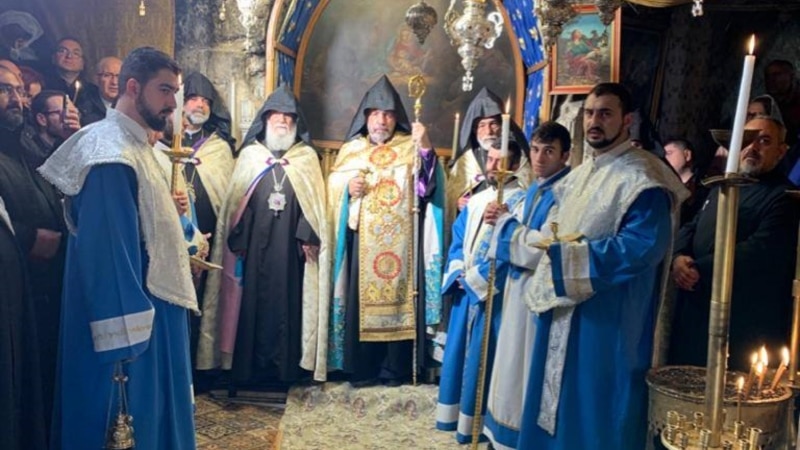 Очередной инцидент между армянскими и греческими священнослужителями произошел в Вифлеемском Храме Рождества Христова