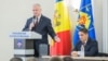 Ex-președintele Igor Dodon, în urma cu doi ani, când îl numea procuror general pe Alexandru Stoianoglo. Chișinău, 29 noiembrie 2019