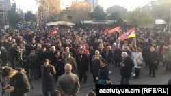 Armenia - An opposition rally in Liberty Square, Yerevan,10Mar,2018