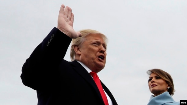 دونالد ترمپ رئیس جمهور ایالات متحدۀ امریکا