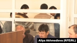 Суд на участниками "Таблиги Джамаат" в Талдыкоргане. Алматинская область, 14 января 2015 года.
