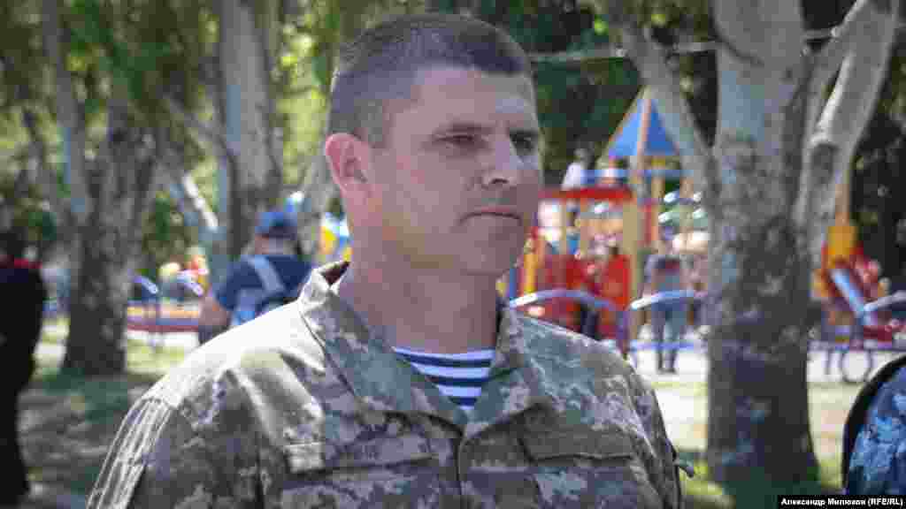Командир 36-й бригады морской пехоты полковник Андрей Гнатов