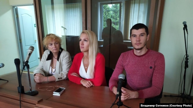 Владимир Сотников в суде за участие в поддержку врача Элины Сушкевич