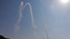 Israeli military launch a missile from the Iron Dome air defense system, designed to intercept and destroy incoming short-range rockets and artillery shells, from a position in the southern Israeli city of Ashkelon, May 29 2018