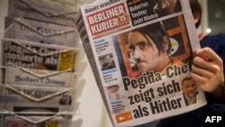 Liderul Pegida, Lutz Bachmann - sosia lui Hitler