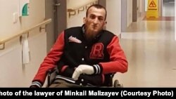 Минкаил Мализаев после нападения в апреле 2018 года