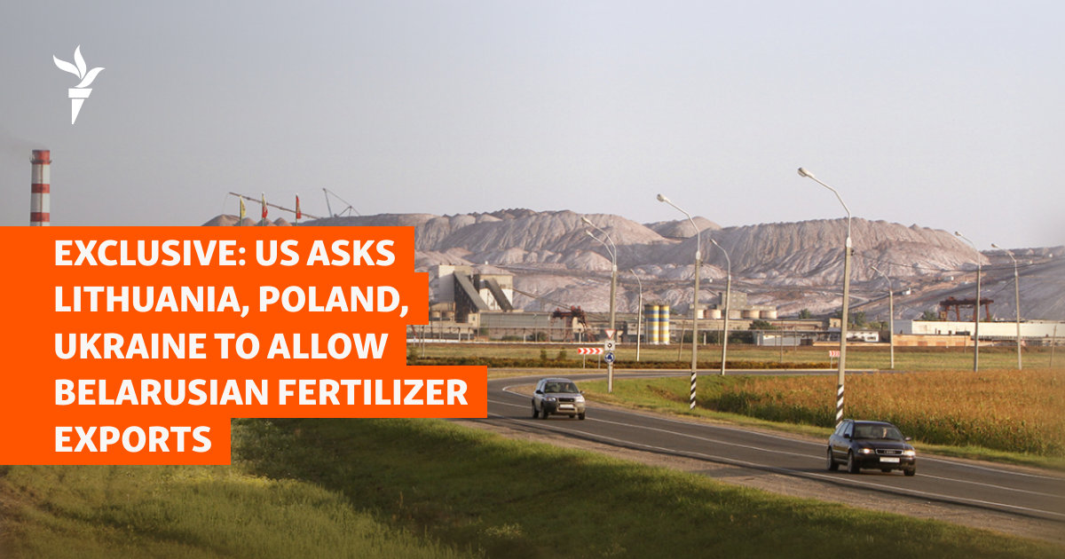 Exclusive: US Asks Lithuania, Poland, Ukraine To Allow Belarusian Fertilizer Exports