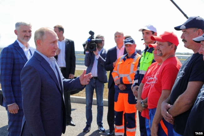 Путін на відкритті руху трасою «Таврида»