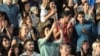 Bosnia and Herzegovina -- crowd, young people, in Podgorica 21April2016