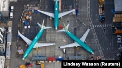 Boeing 737 MAX təyyarələrinin Vaşiqnton yaxınlığındakı zavoduna yuxarıdan baxış