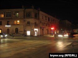 Севастополь без уличного освещения