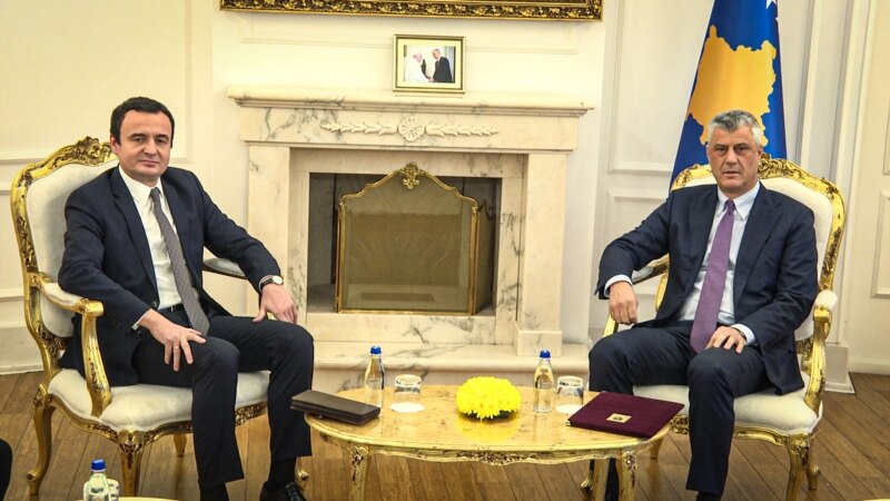 Vlada Kosova traži da se pokrene smena Tačija zbog dogovora sa Rasmusenom