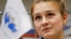 Maria Butina in Moscow on November 18