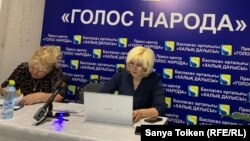 Белсенді Санавар Закирова ашқан баспасөз орталығы. Нұр-Сұлтан, 20 қаңтар 2020 жыл.