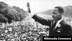 Martin Luther King za vrijeme njegovog poznatog govora 1963. godine
